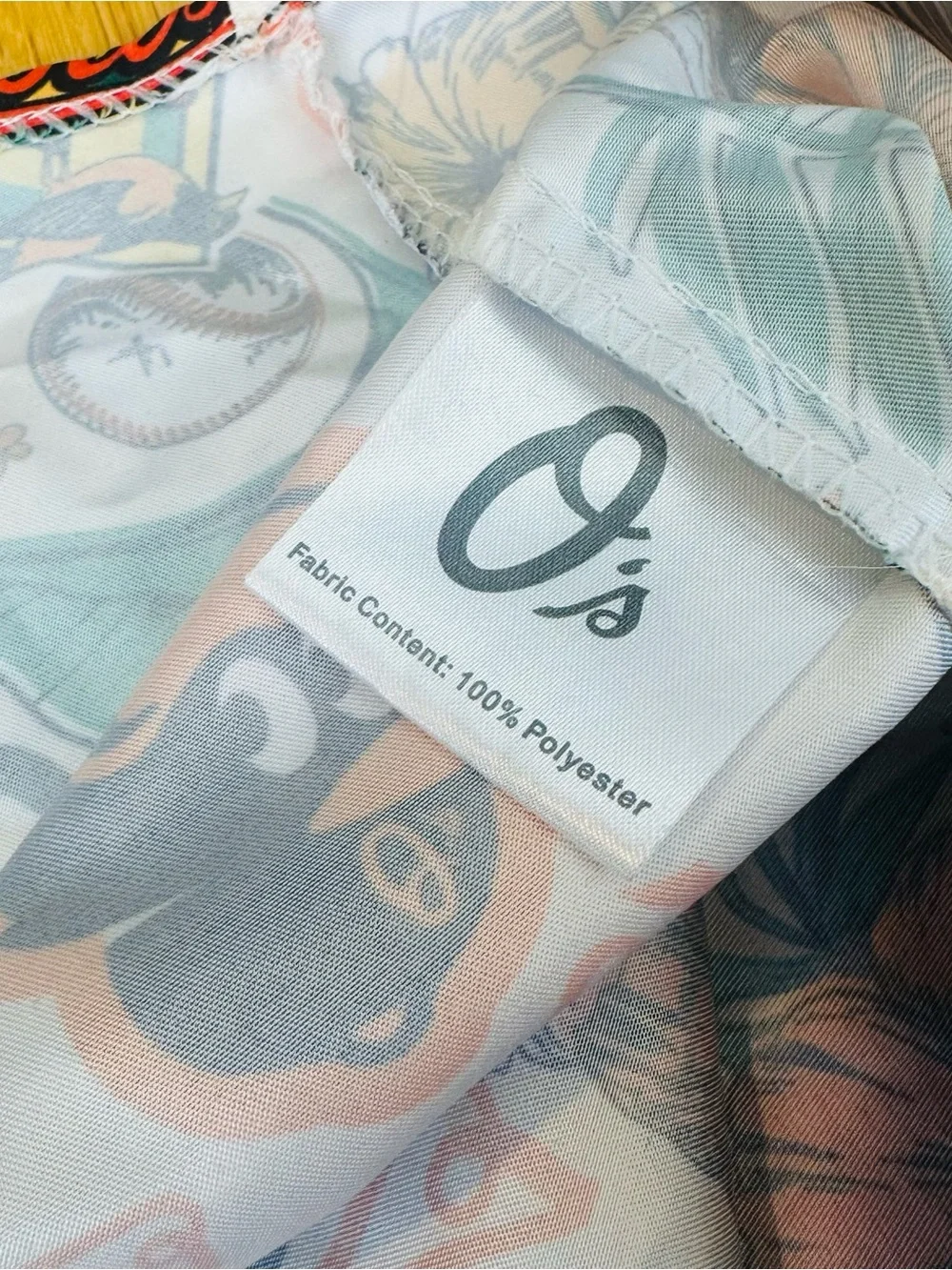 Baltimore Orioles XL Floral Print Button-Down - White, Orange & Green Hawaiian
